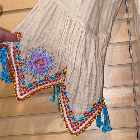 Anjuna Glenda Beaded/Fringe Boho Dress - Picture 4 of 9